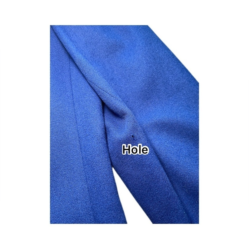 Vintage Celeste Sport Blue Open Blazer 100% Wool Women’s 8 - Picture 9 of 12